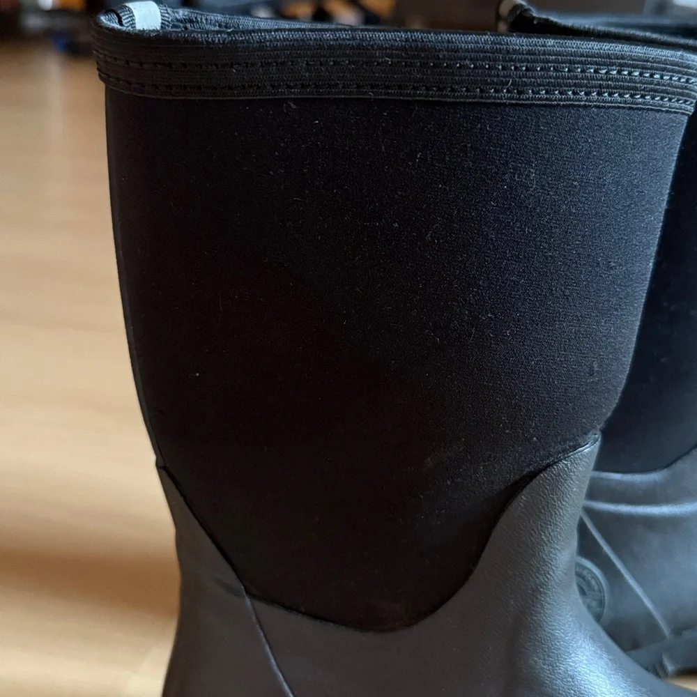 HABIT WATERPROOF ALL WEATHER RUBBER FARM WINTER BOOT WORKWEAR BLACK UNISEX SZ:4